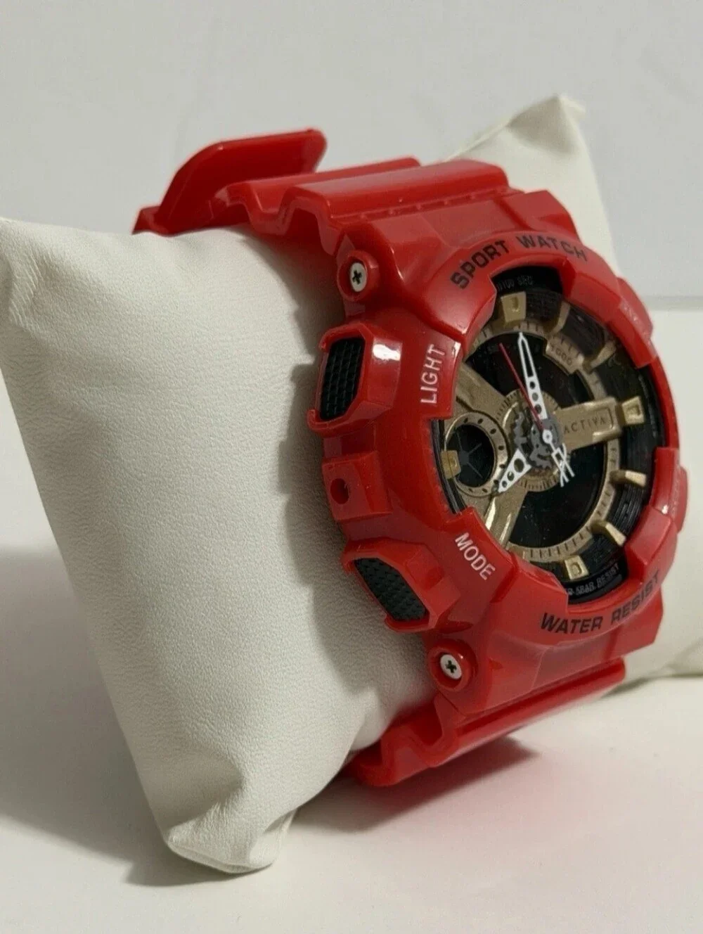Activa Pixel X Invicta Digital Men's Watch - 50mm. Red / Gold (ACW499-004)